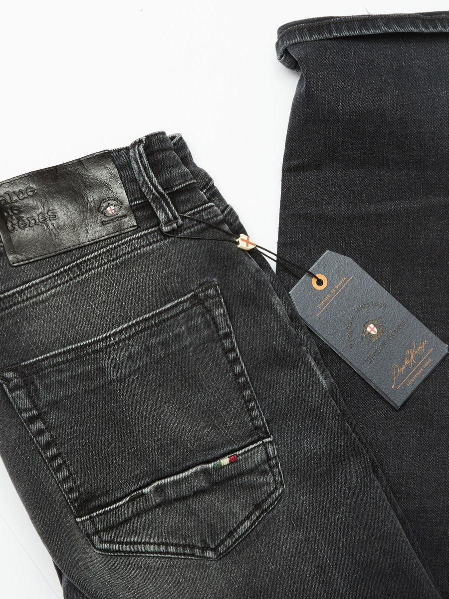 BLUE DE GENES - VINCI TWILIGHT BLACK USED JEANS GREY DENIM