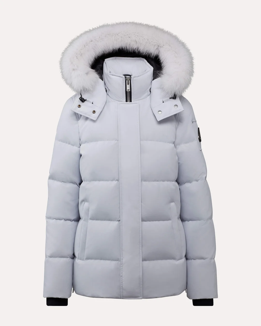 MOOSE KNUCKLES - CLOUD 3Q JACKET SHEARLING NIMBUS CLOUD / NATURAL SHEARLING