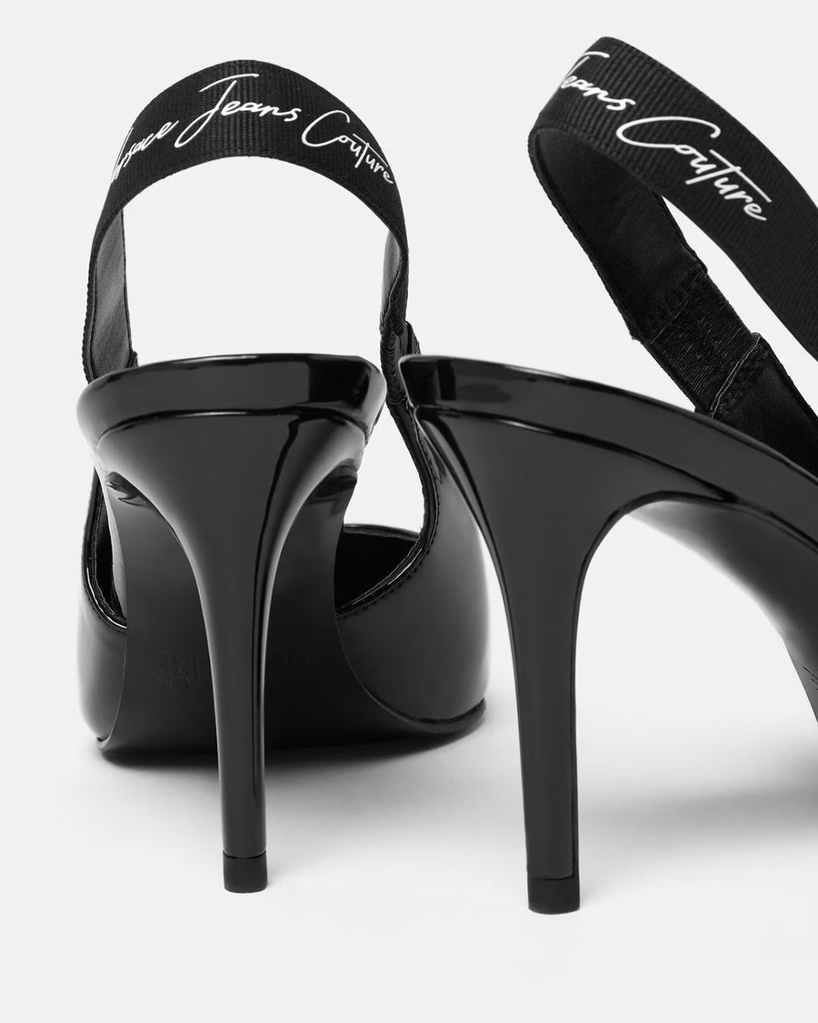 VERSACE - SCARLETT SLINGBACK MID PUMPS BLACK