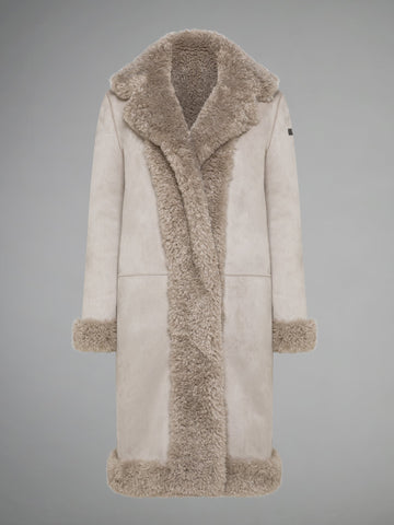 RRD - LAMB COAT WOM JACKET WHITE SAND