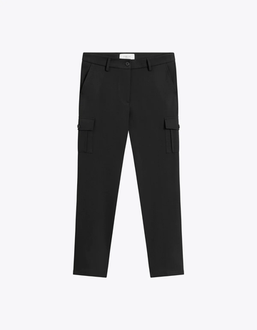 LES DEUX - COMO REG CARGO SUIT PANTS BLACK