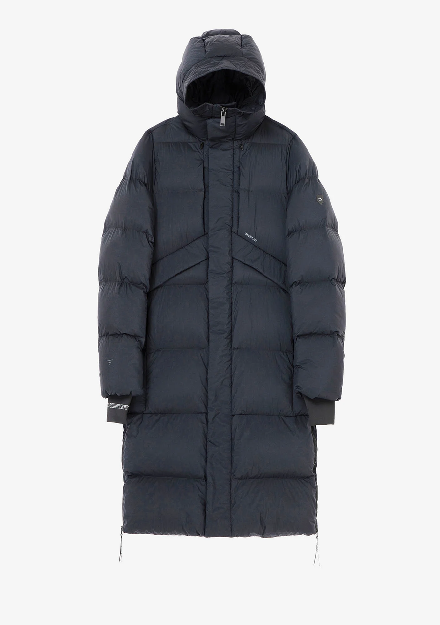 KRAKATAU - AITKEN LONG DOWN JACKET BLACK