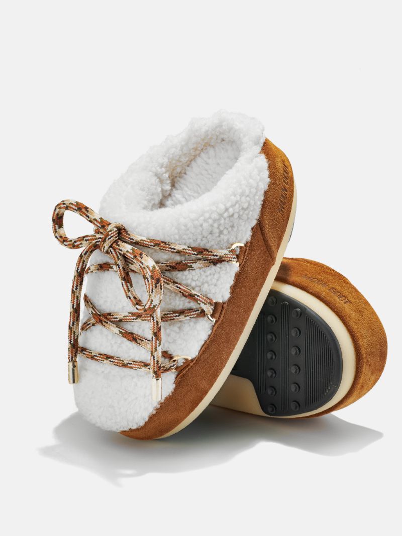 MOON BOOT - ICON SHEARLING MULES WHISKY OFF WHITE