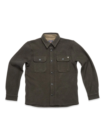 BLUE DE GENES - LANO BORMIO OVERSHIRT SAGE