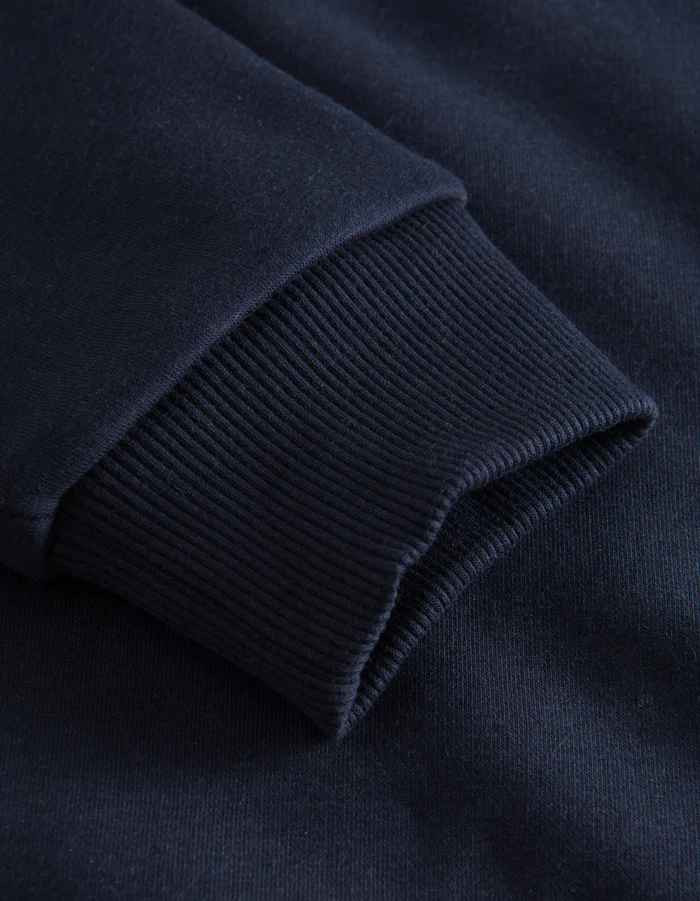 LES DEUX - CARTER WOOL HOODIE DARK NAVY / IVORY
