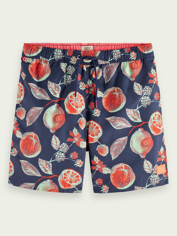 SCOTCH & SODA - MID LENGHT PRINTED SWIM SHORT MULTI FRUITS AOP