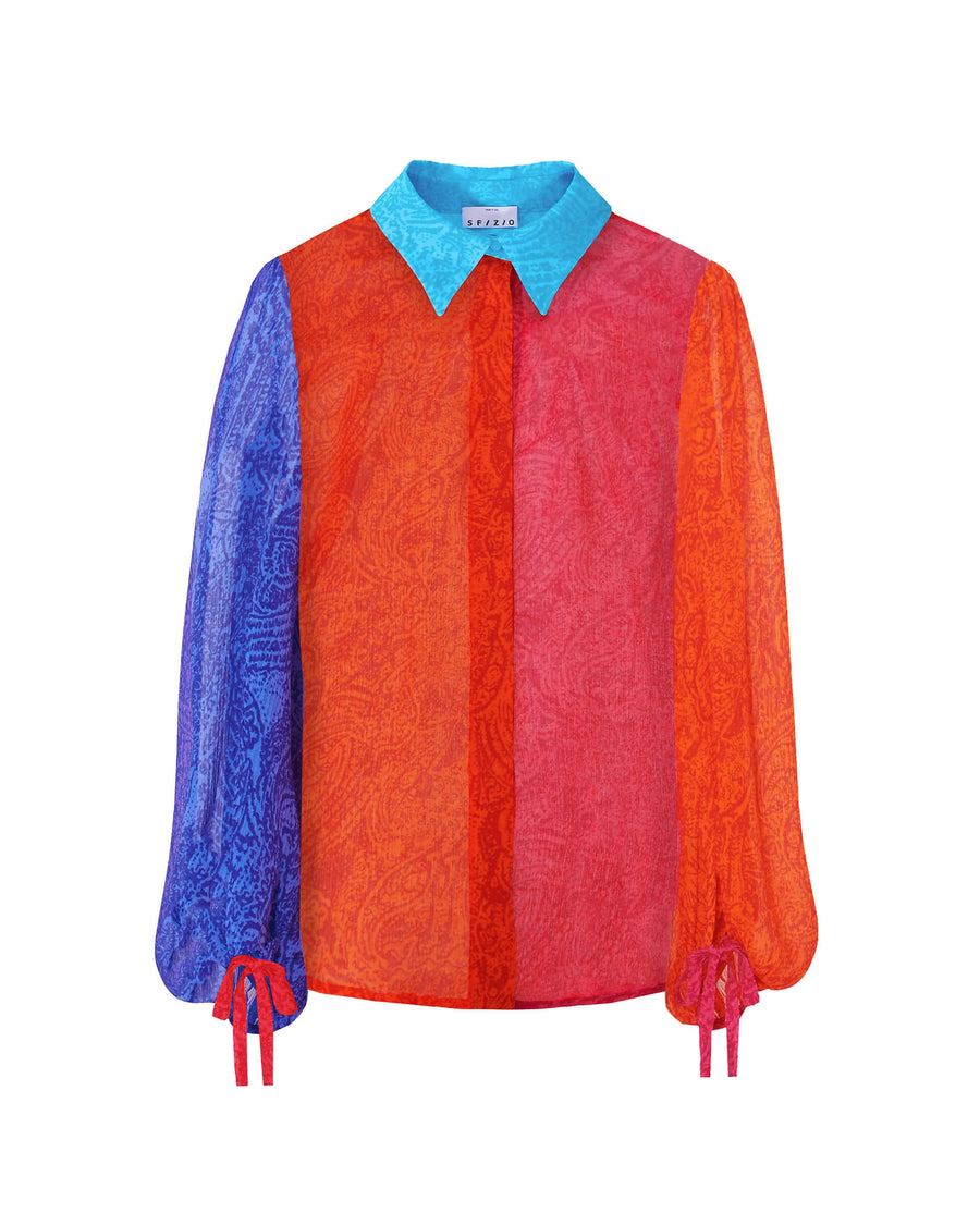 SFIZIO - PATCH GIPSY PRINT SHIRT