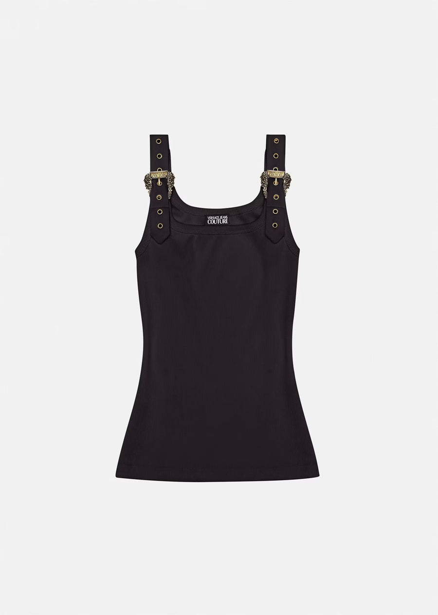 VERSACE - BAROQUE COUTURE I BUCKLE TOP BLACK