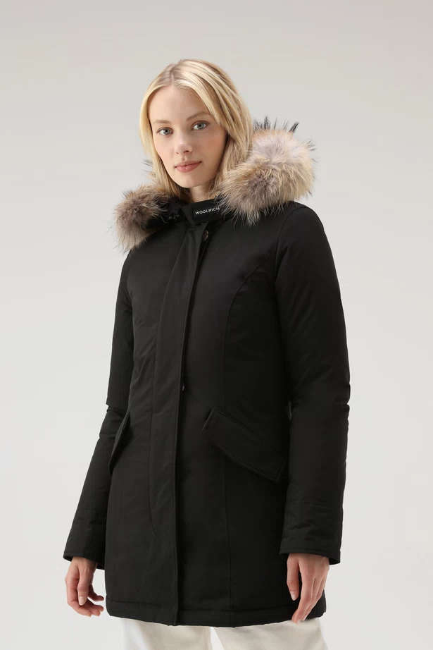 WOOLRICH - LUXURY ARCTIC RACCOON PARKA BLACK