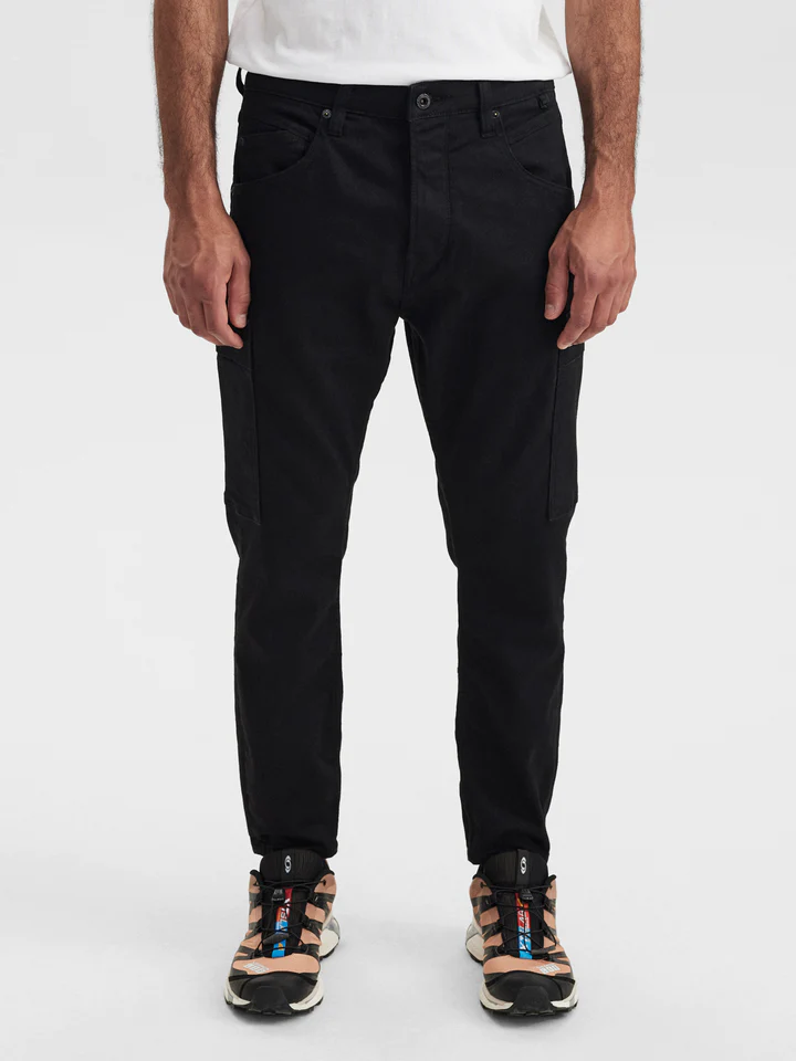 GABBA - ALEX CARGO SANZA BLACK DENIM JEANS