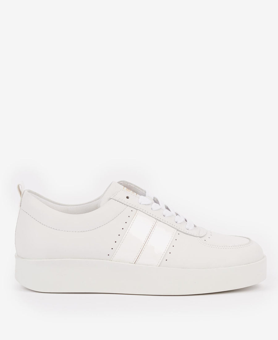 BARBOUR INTERNATIONAL - ALEXA TRAINERS - WHITE