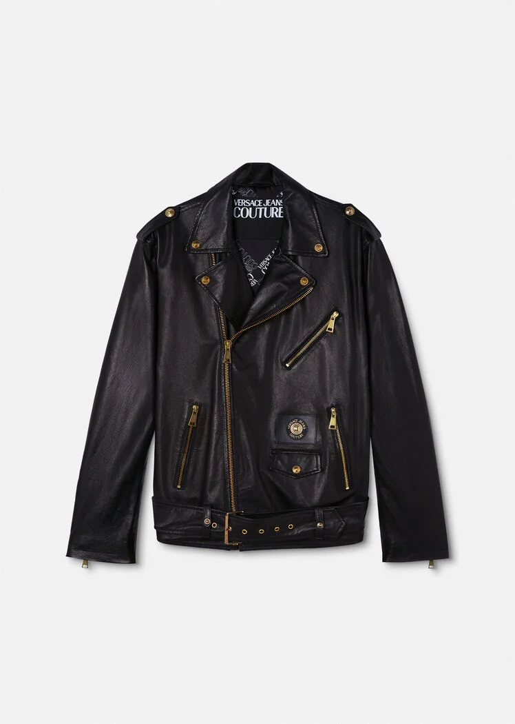 VERSACE - FAUX LEATHER JACKET