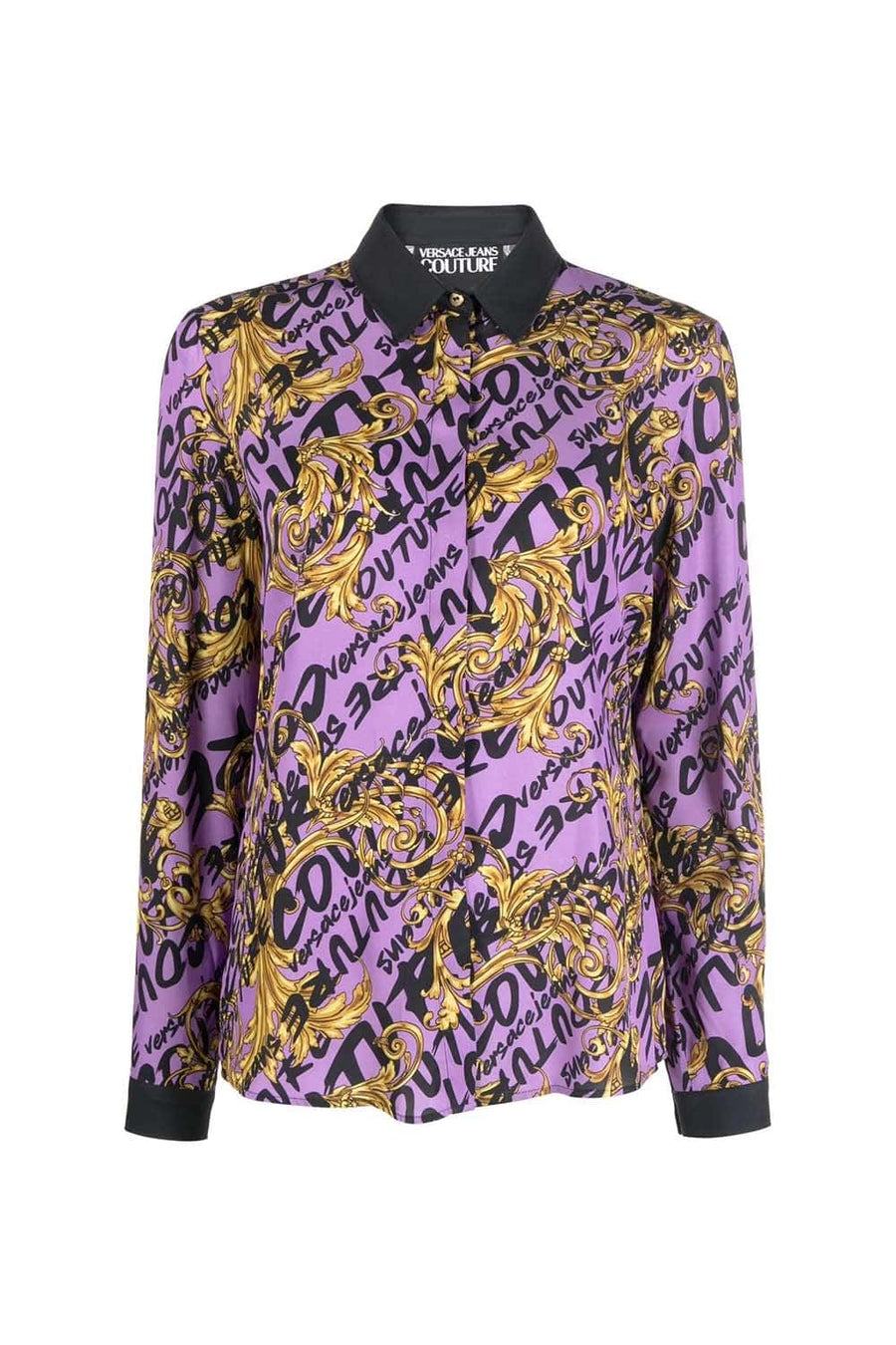 VERSACE - LOGO BRUSH COUTURE SHIRT