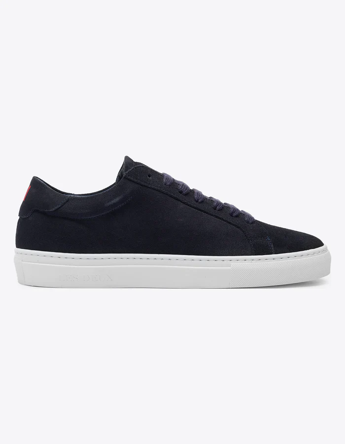 LES DEUX - THEODOR SUEDE SNEAKER DARK NAVY