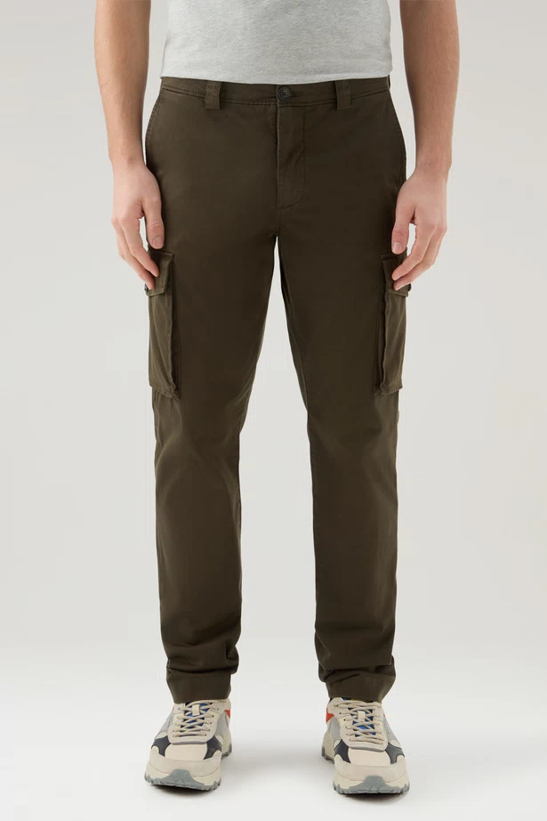 WOOLRICH - CLASSIC CARGO PANT DARK GREEN