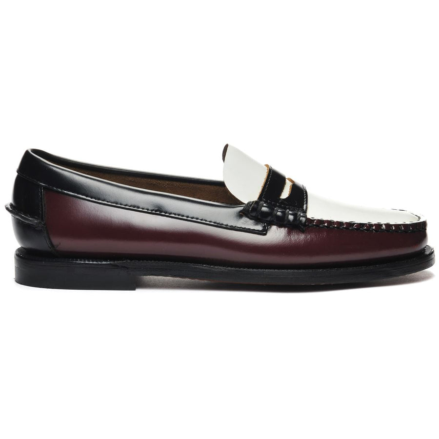 SEBAGO - CLASSIC DAN BORDEAUX / WHITE / BLACK