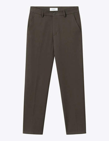 LES DEUX - COMO SUIT PANTS COFFEE BROWN