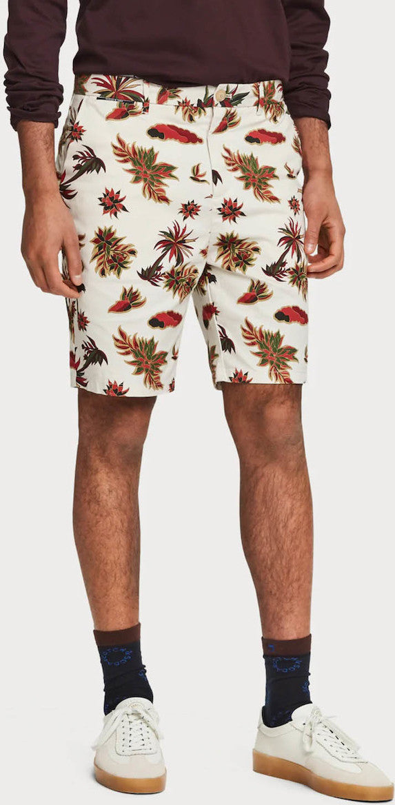 SCOTCH & SODA - HAWAIAN PRINT SHORT PANTS - BEIGE