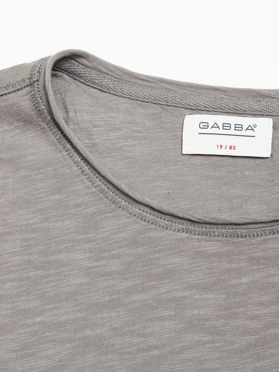 GABBA - KONRAD SLUB TEE - GREY