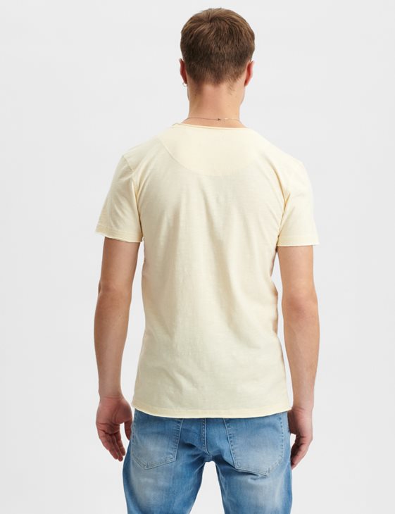 GABBA - KONRAD STRAIGHT SLUB TEE - SEEDPEARL