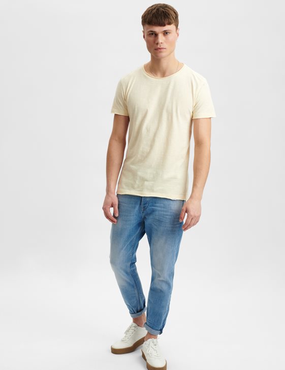 GABBA - KONRAD STRAIGHT SLUB TEE - SEEDPEARL