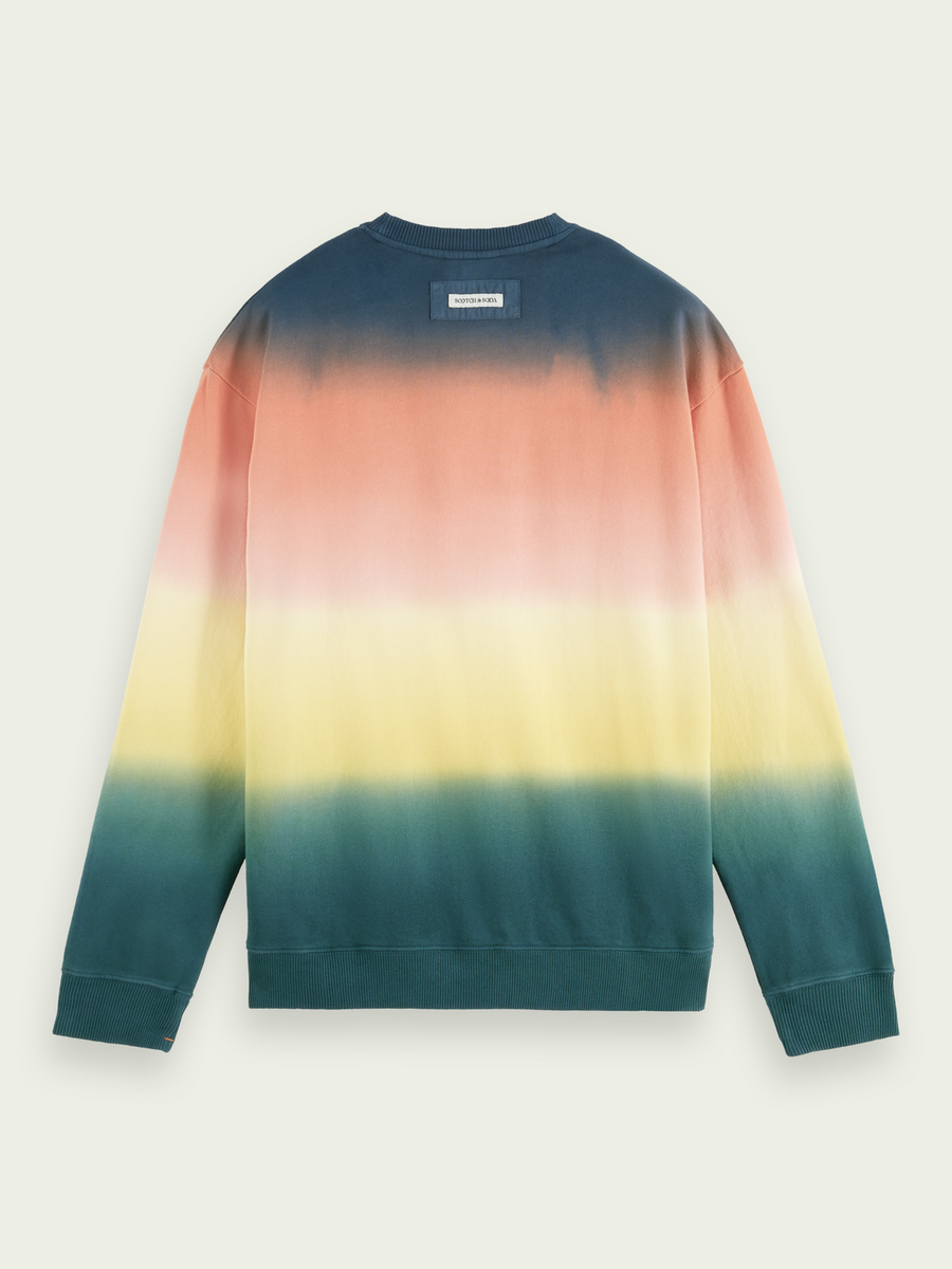 SCOTCH & SODA - TIE-DYE FELPA CREWNECK SWEATSHIRT COMBO C