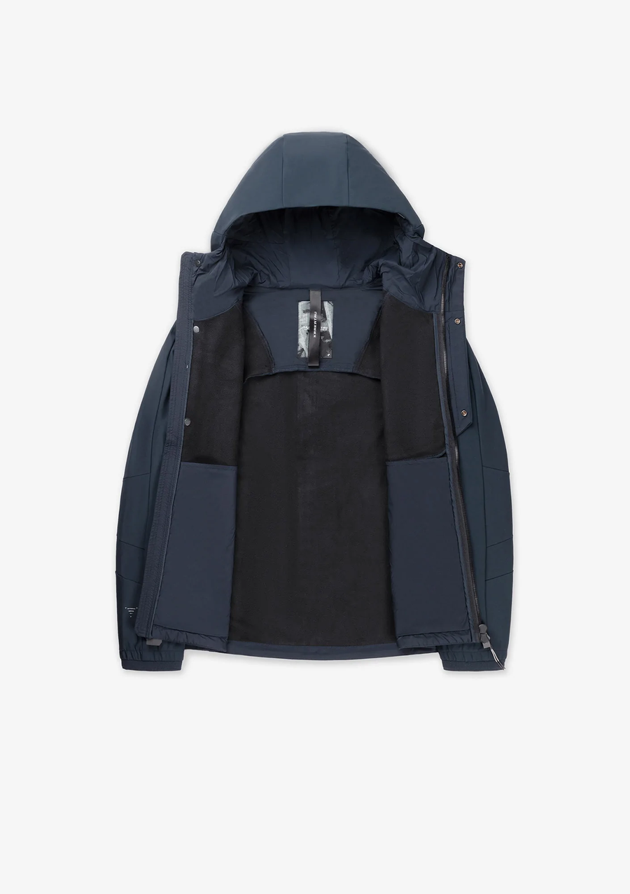 KRAKATAU - MOOG WATERPROOF SOFTSHELL JACKET NAVY BLUE