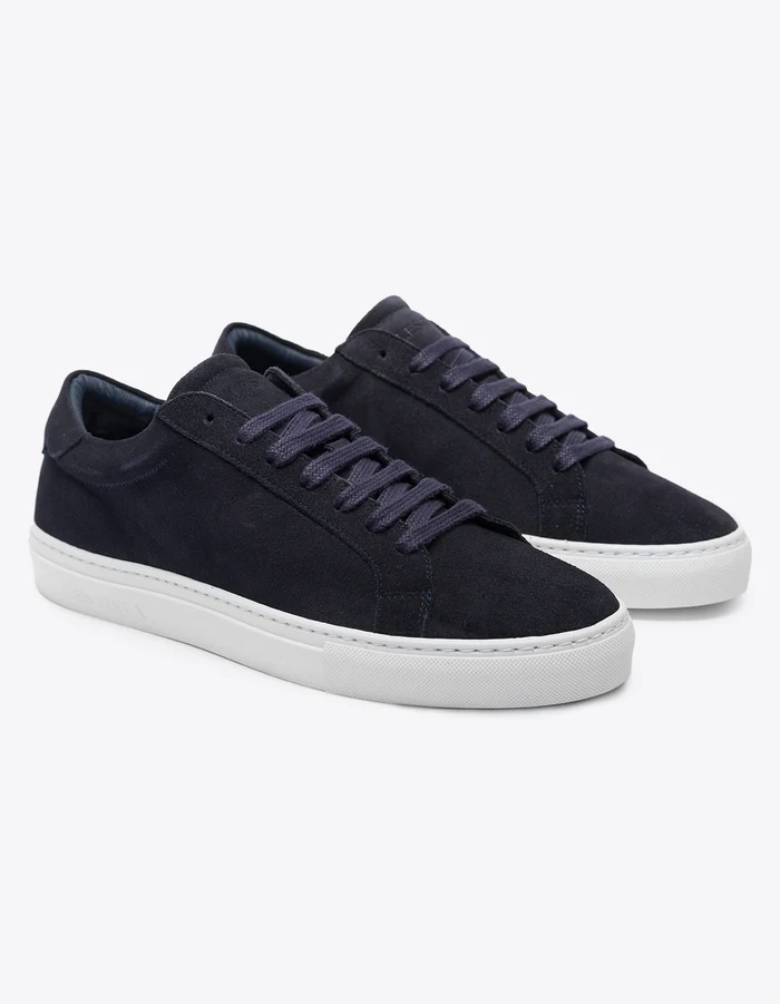 LES DEUX - THEODOR SUEDE SNEAKER DARK NAVY