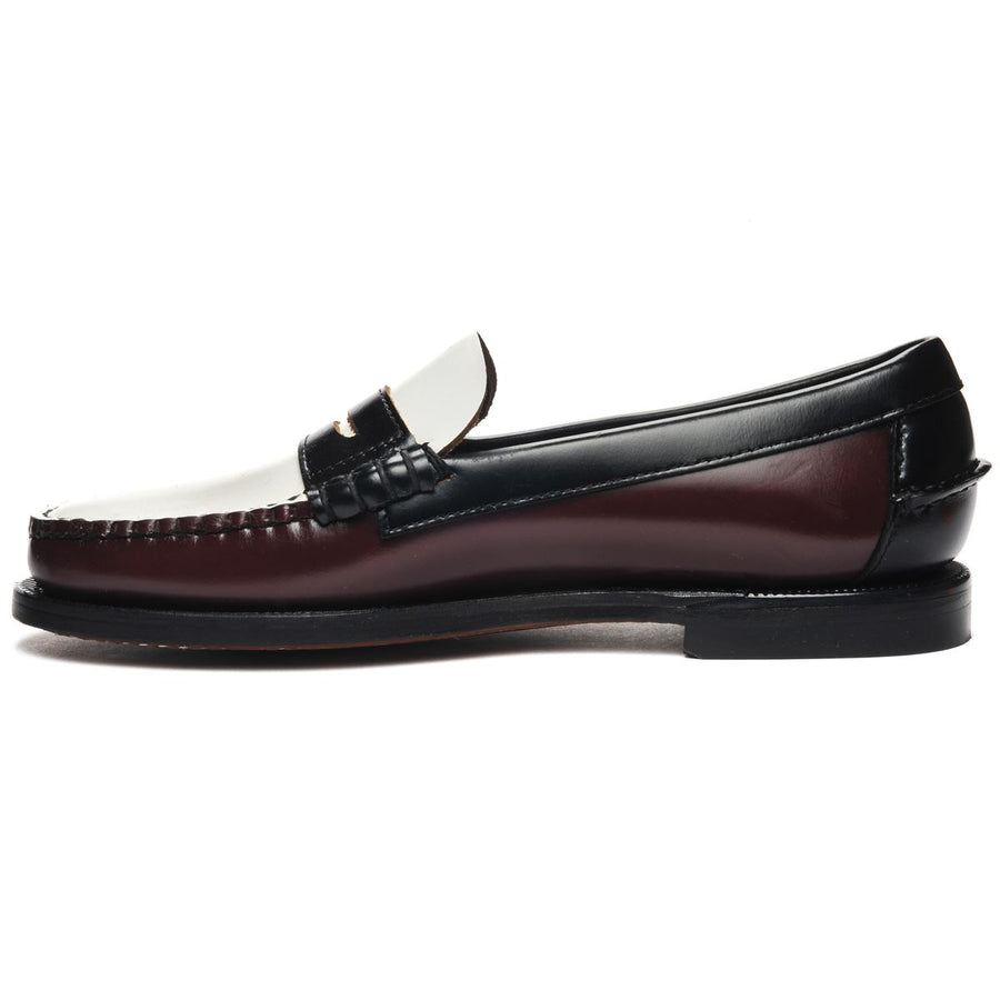 SEBAGO - CLASSIC DAN BORDEAUX / WHITE / BLACK