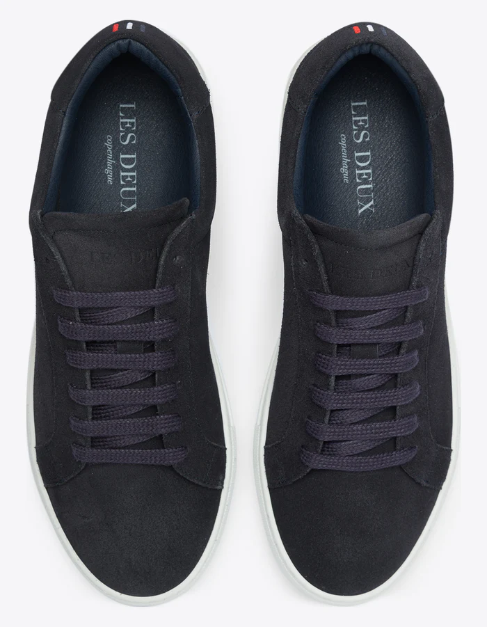 LES DEUX - THEODOR SUEDE SNEAKER DARK NAVY