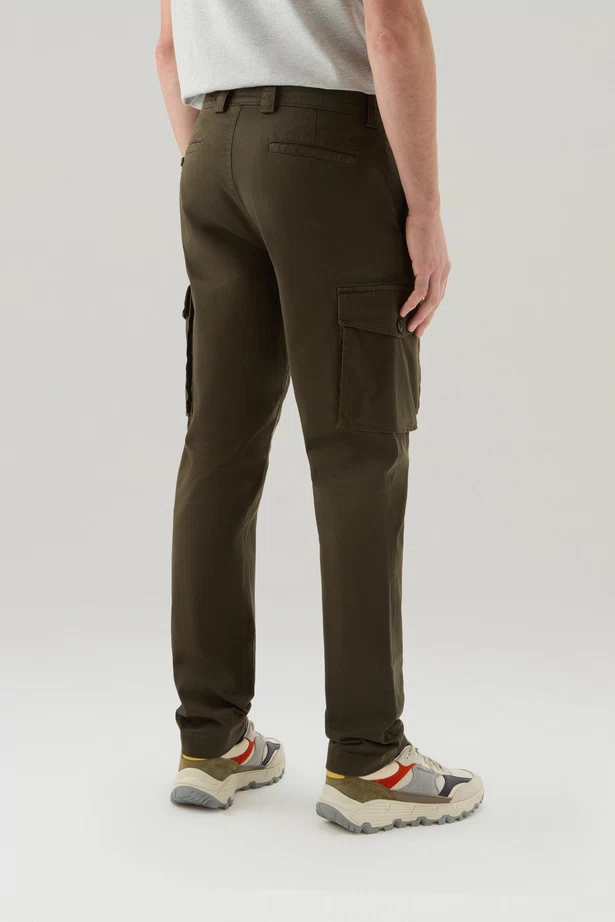 WOOLRICH - CLASSIC CARGO PANT DARK GREEN