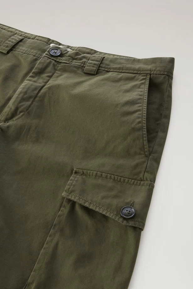 WOOLRICH - CLASSIC CARGO SHORT DARK GREEN