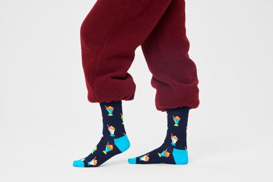 HAPPY SOCKS -BLUE MILKSHAKE CREW SOCK