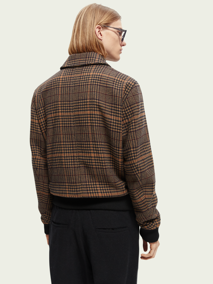 SCOTCH & SODA - WOOL-BLEND BOMBER JACKET COMBO A