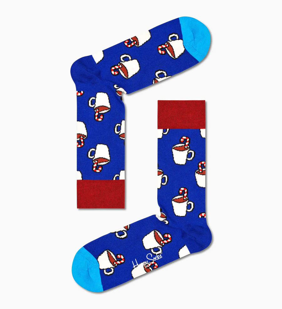 HAPPY SOCKS -2-PACK CANDY CANE & COCOA GIFT SET
