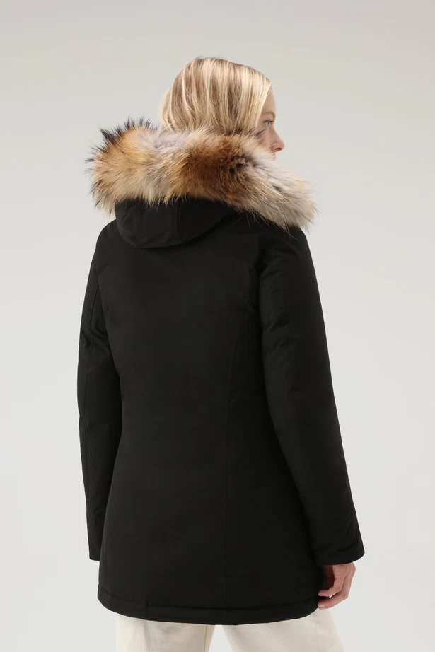 WOOLRICH - LUXURY ARCTIC RACCOON PARKA BLACK