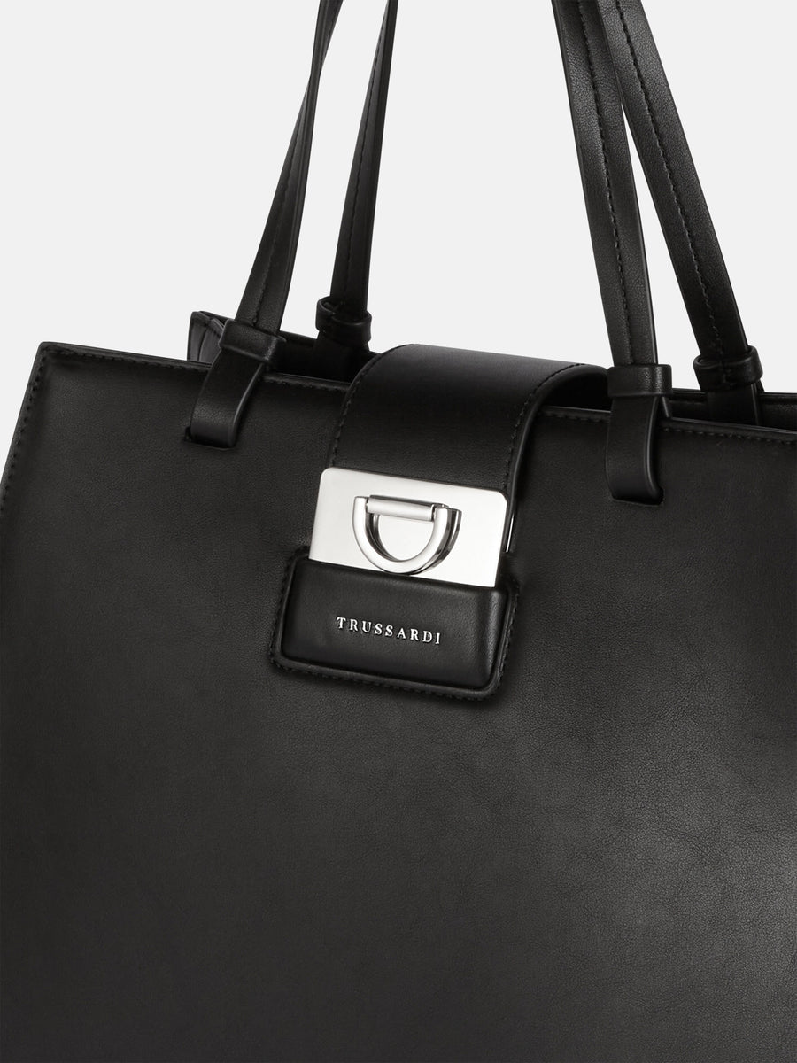 TRUSSARDI - IVY SHOPPER BLACK