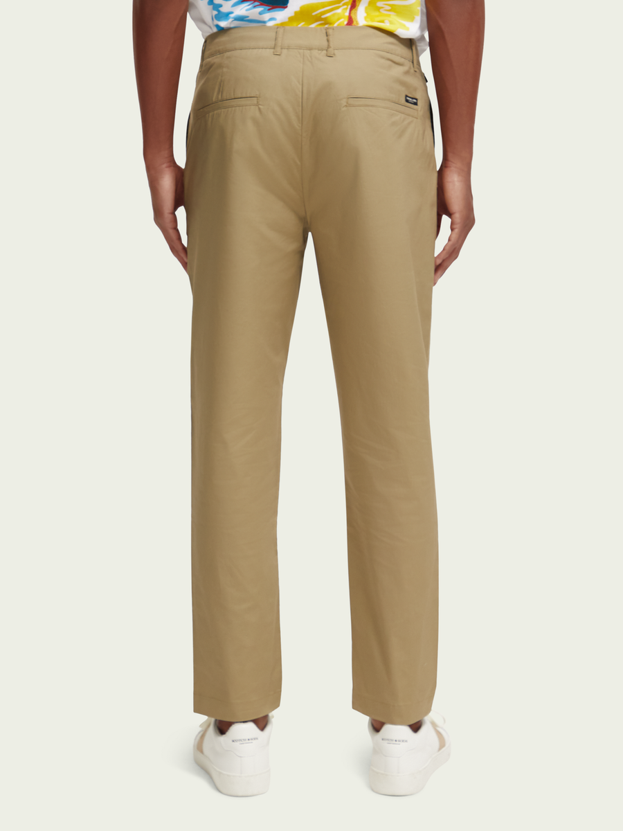 SCOTCH & SODA - THE BLAKE POPLIN REGULAR SLIM FIT CHINO KHAKI