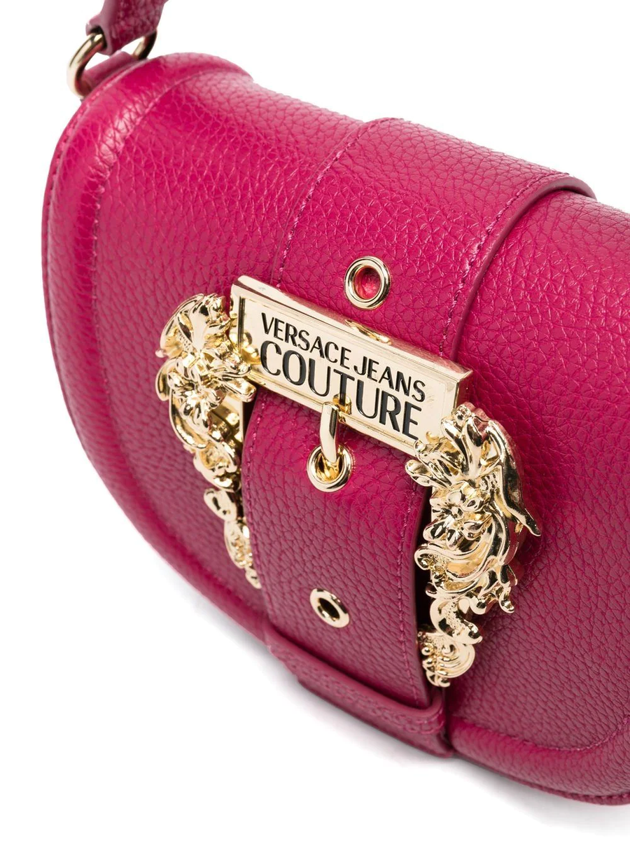 VERSACE - BAROQUE-BUCKLE BAG HOT PINK