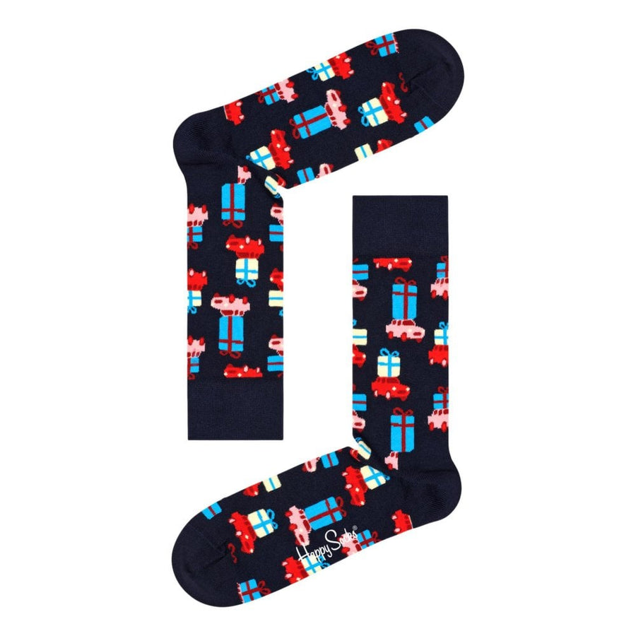 HAPPY SOCKS - LIGHT BLUE 3-PACK DECORATION TIME CREW SOCKS GIFT SET