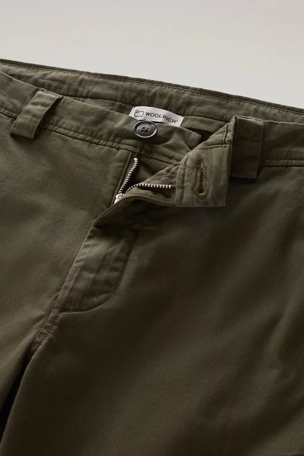 WOOLRICH - CLASSIC CARGO PANT DARK GREEN