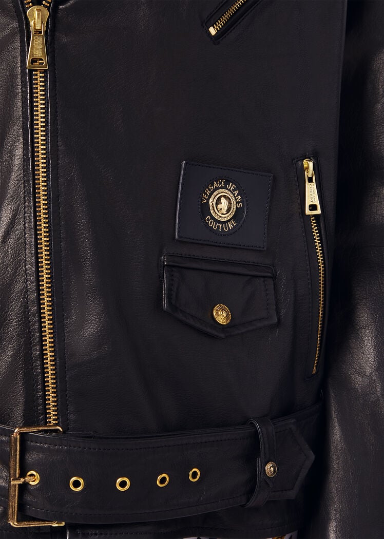 VERSACE - FAUX LEATHER JACKET