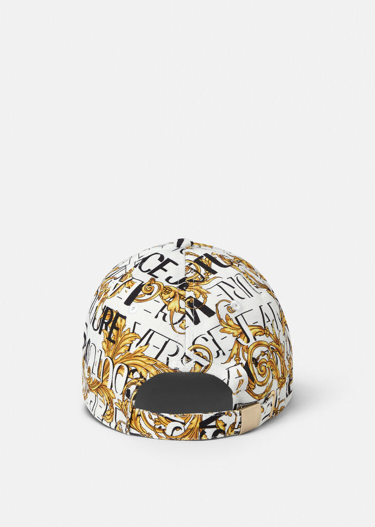 VERSACE - LOGO COUTURE BASEBALL CAP WHITE / GOLD