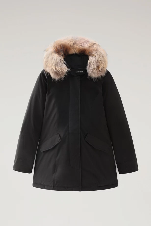 WOOLRICH - LUXURY ARCTIC RACCOON PARKA BLACK