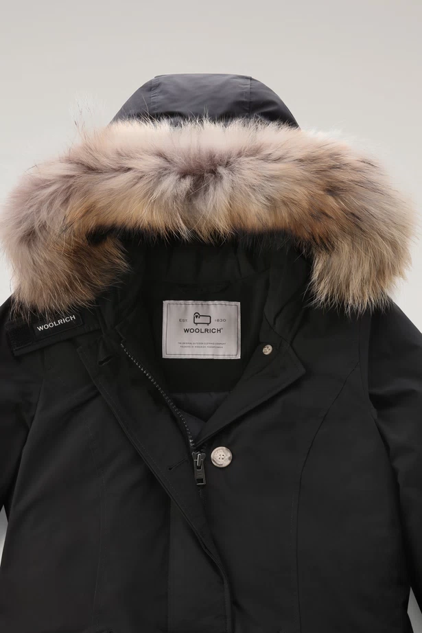 WOOLRICH - LUXURY ARCTIC RACCOON PARKA BLACK