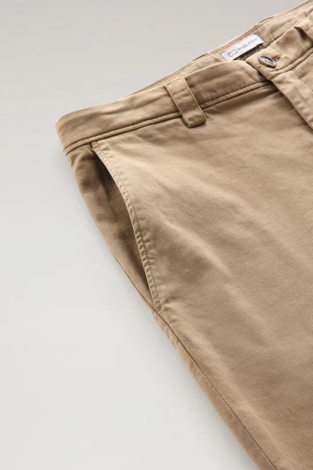 WOOLRICH - COTTON CHINO PANT GOLD KHAKI