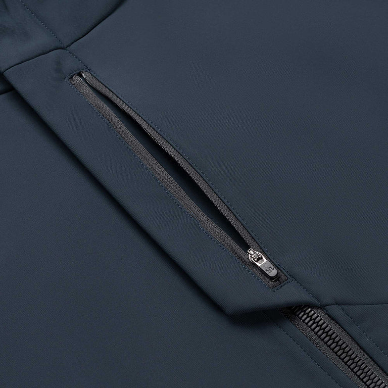 KRAKATAU - MOOG WATERPROOF SOFTSHELL JACKET NAVY BLUE