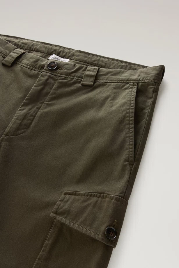 WOOLRICH - CLASSIC CARGO PANT DARK GREEN