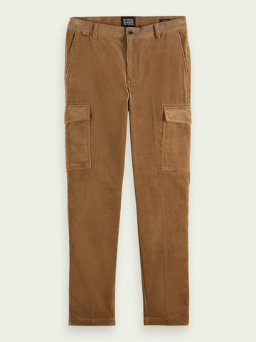 SCOTCH & SODA - STUART CORDUROY CARGO PANT SAND