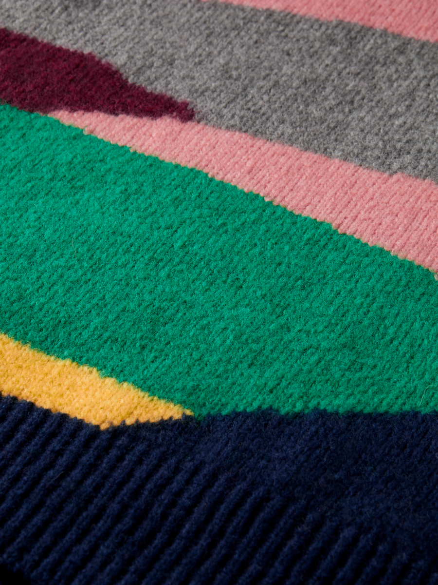 SCOTCH & SODA - WOOL-BLENDED JACQUARD SWEATER COMBO B